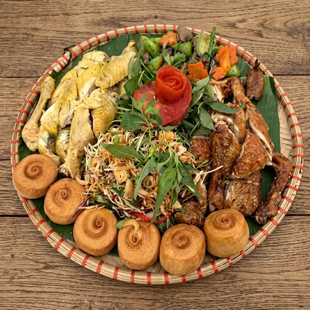 MẸT GÀ 5 MÓN